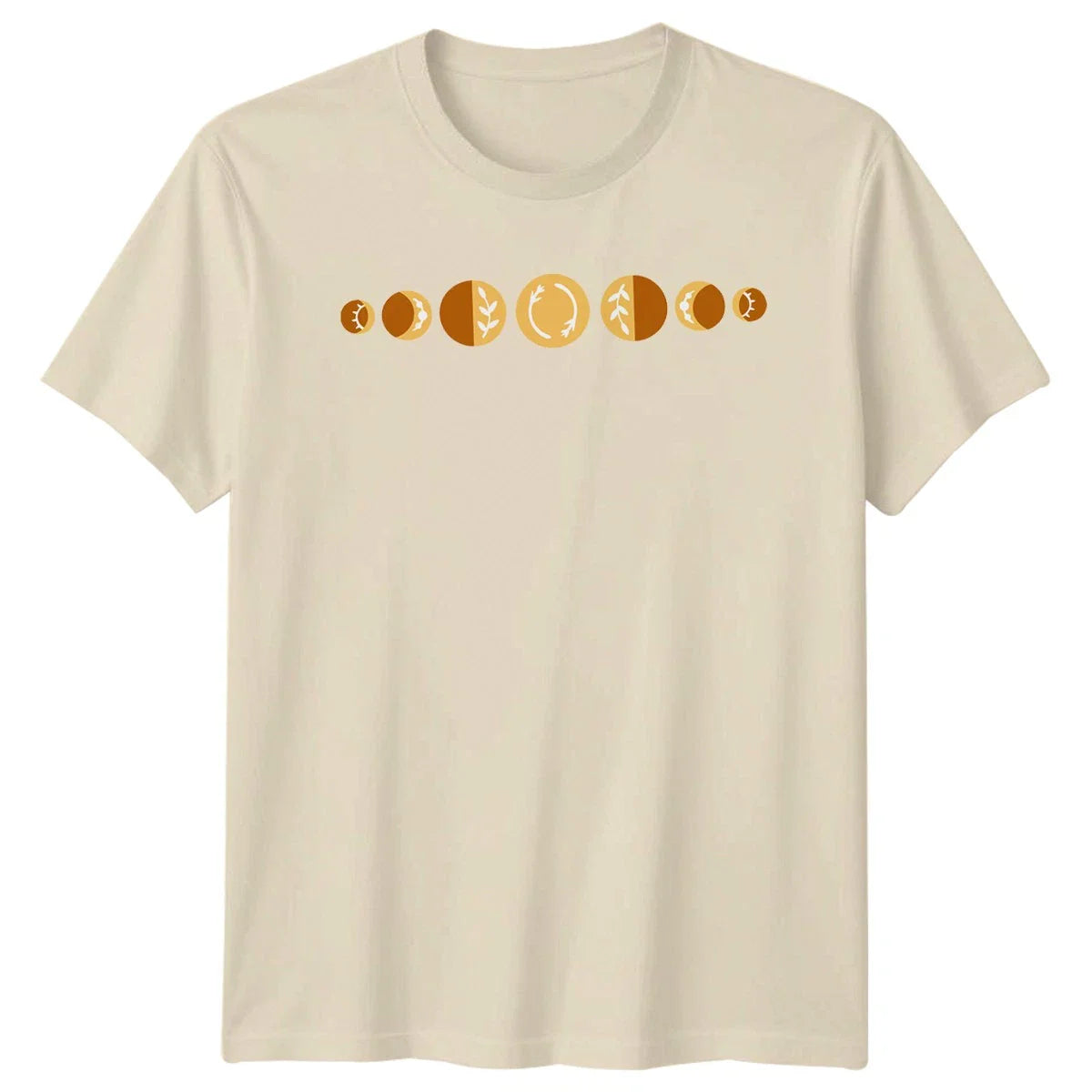 Boho Celestial Moon Phase Botanical T-Shirt Moon Phases Celestial Birthday Gift Unisex T-shirt, Sweatshirt, Hoodie, Long Sleeve Tee - T-Shirt, Sweatshirt, Hoodie