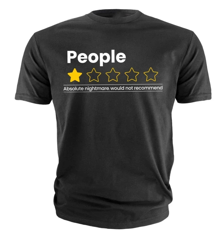Funny Anti social T-shirt introvert people review sarcastic funny shirt Unisex T-shirt, Sweatshirt, Hoodie, Long Sleeve Tee - T-Shirt, Sweatshirt, Hoodie