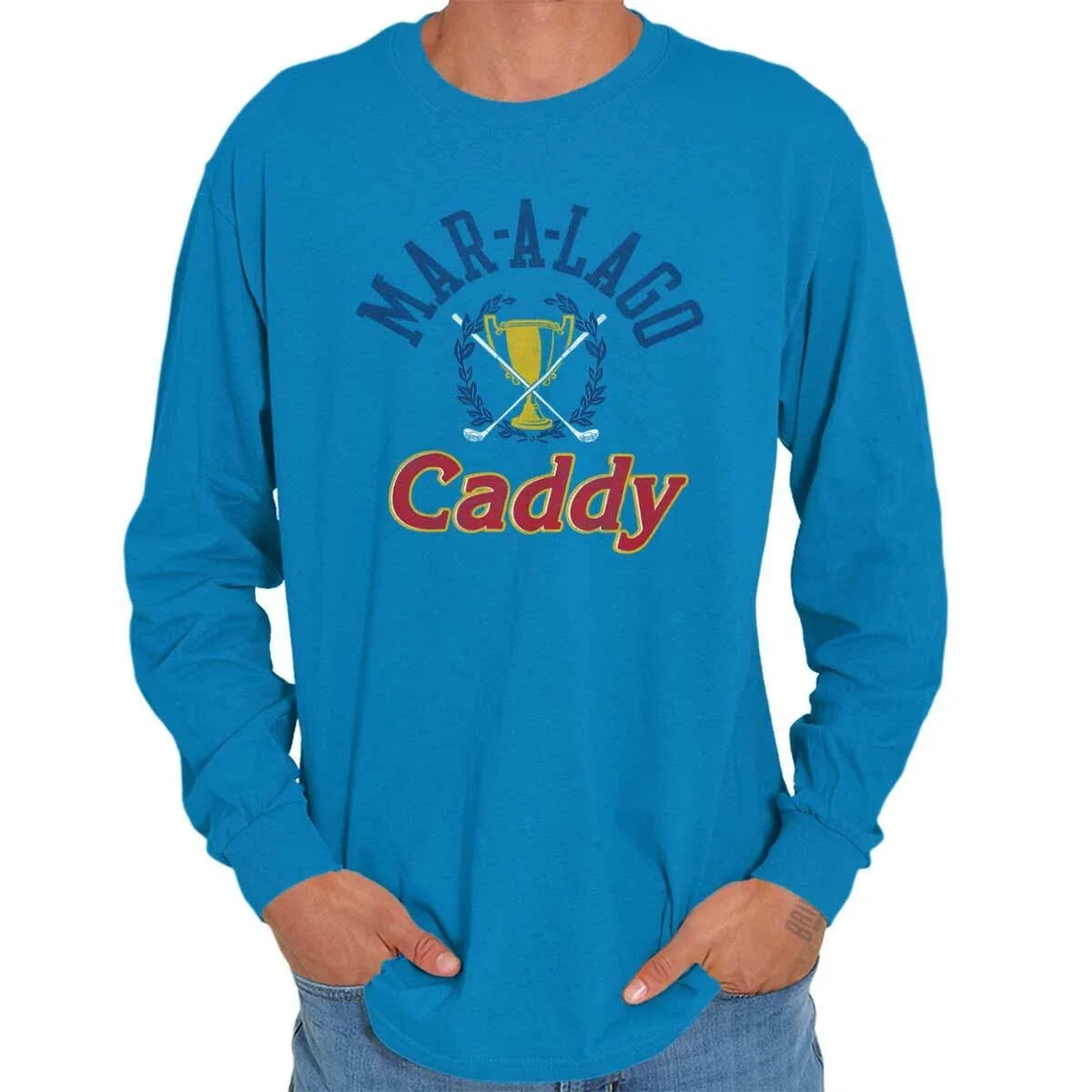 Preppy Mar-A-Lago Golf Course Club Caddy Long Sleeve T Shirts Tees For Men Unisex T-shirt, Sweatshirt, Hoodie, Long Sleeve Tee - T-Shirt, Sweatshirt, Hoodie