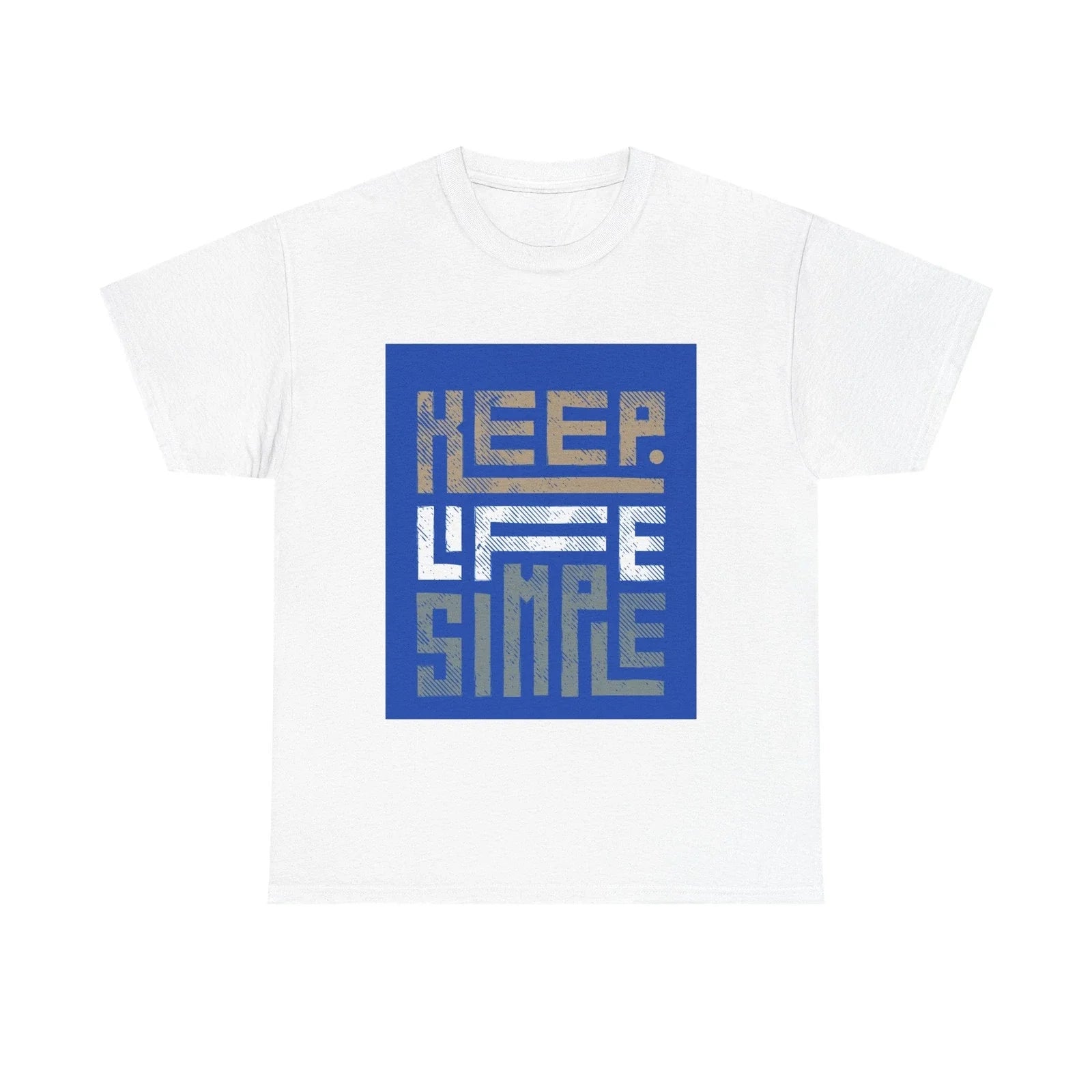Keep Life Simple Unisex Heavy Cotton Tee, Casual Wear, Gift for All [...] Unisex T-shirt, Sweatshirt, Hoodie, Long Sleeve Tee - T-Shirt, Sweatshirt, Hoodie