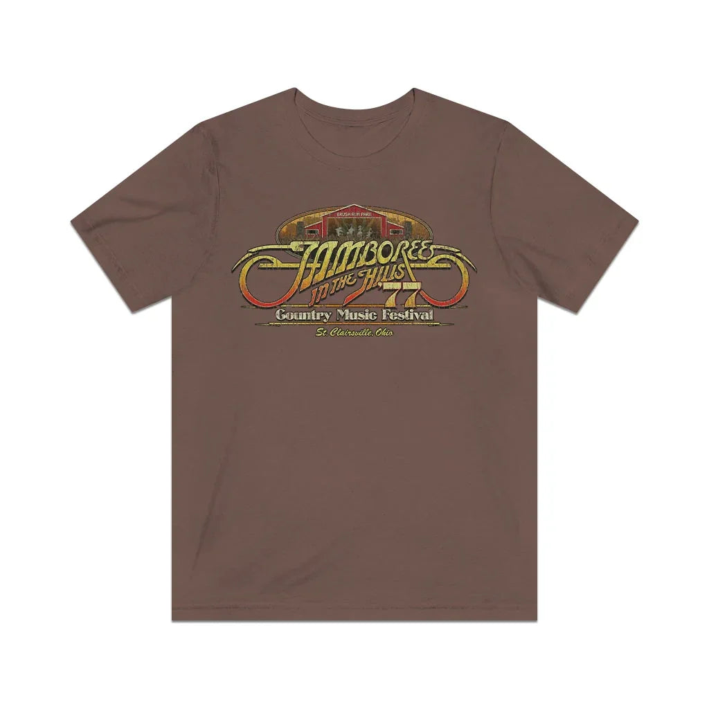 Jamboree in the Hills 1977 Vintage Men's T-Shirt Unisex T-shirt, Sweatshirt, Hoodie, Long Sleeve Tee - T-Shirt, Sweatshirt, Hoodie