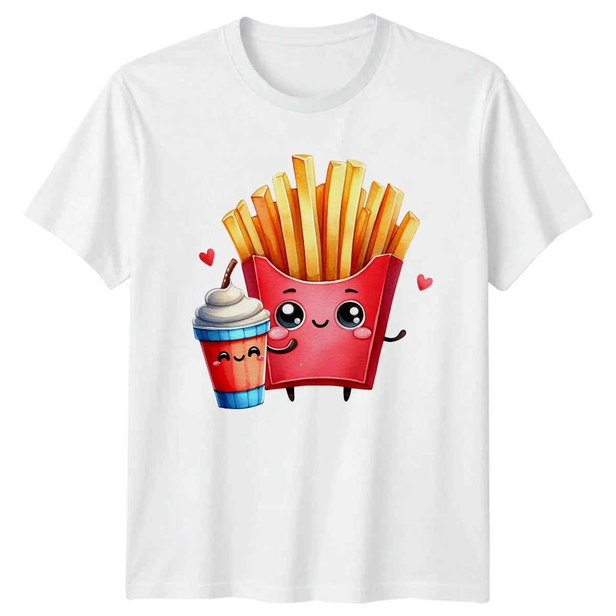 We Go Together Like Fries T-Shirt Kawaii Foodie Fast Food Valentines Day Gift Unisex T-shirt, Sweatshirt, Hoodie, Long Sleeve Tee - T-Shirt, Sweatshirt, Hoodie
