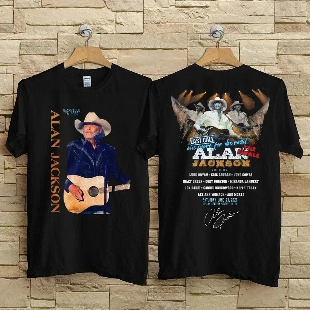 Alan Jackson Tour 2026 Unisex T shirt All size Unisex T-shirt, Sweatshirt, Hoodie, Long Sleeve Tee - T-Shirt, Sweatshirt, Hoodie