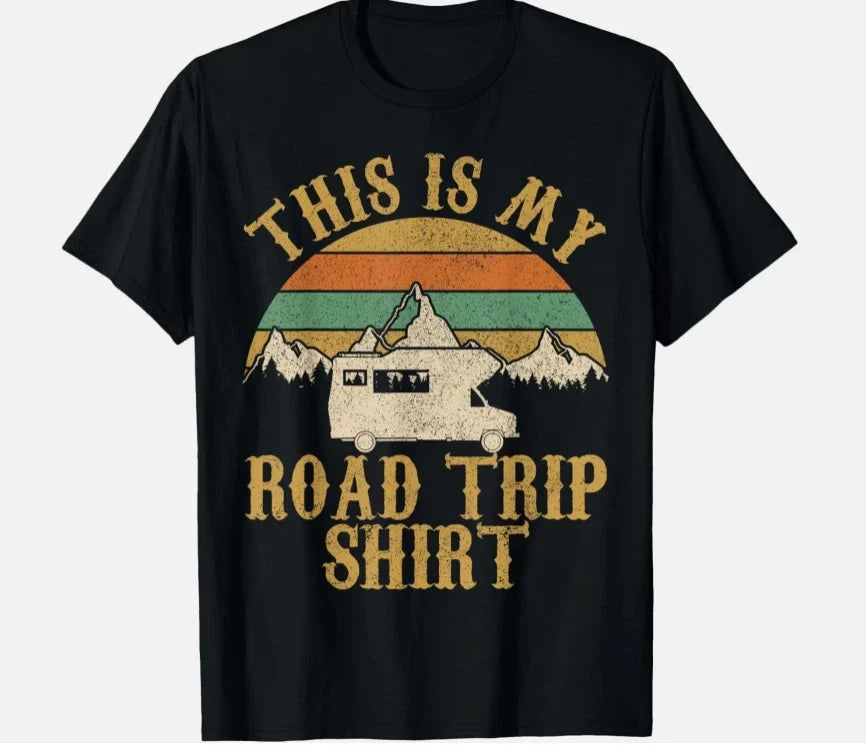 his Is My Road Trip Shirt - RV Camping Tshirt Camper Gift Unisex T-Shirt Unisex T-shirt, Sweatshirt, Hoodie, Long Sleeve Tee - T-Shirt, Sweatshirt, Hoodie