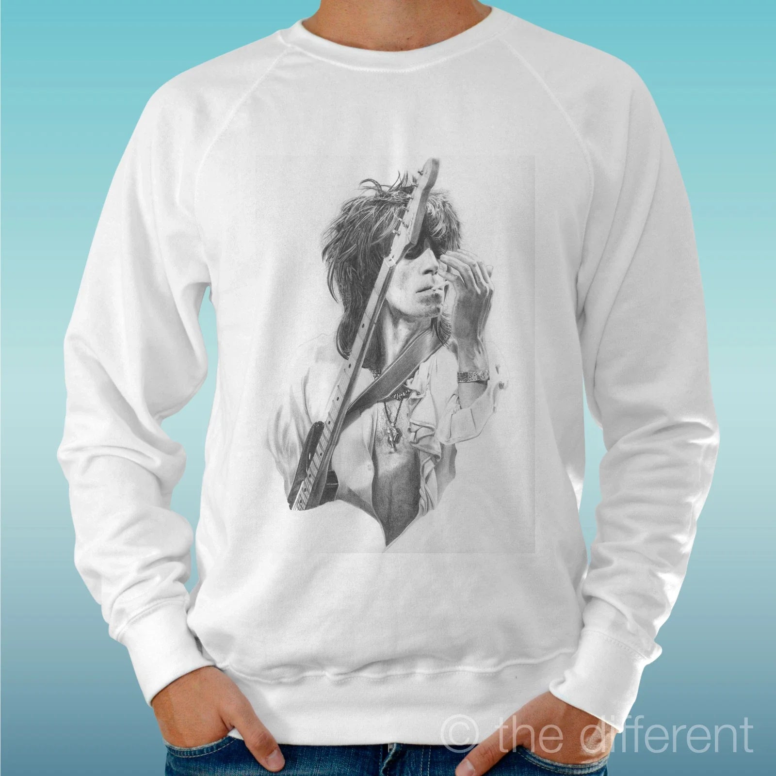 Felpa Man Light Sweater White " Rolling Stone Music " Road To Happiness Unisex T-shirt, Sweatshirt, Hoodie, Long Sleeve Tee - T-Shirt, Sweatshirt, Hoodie