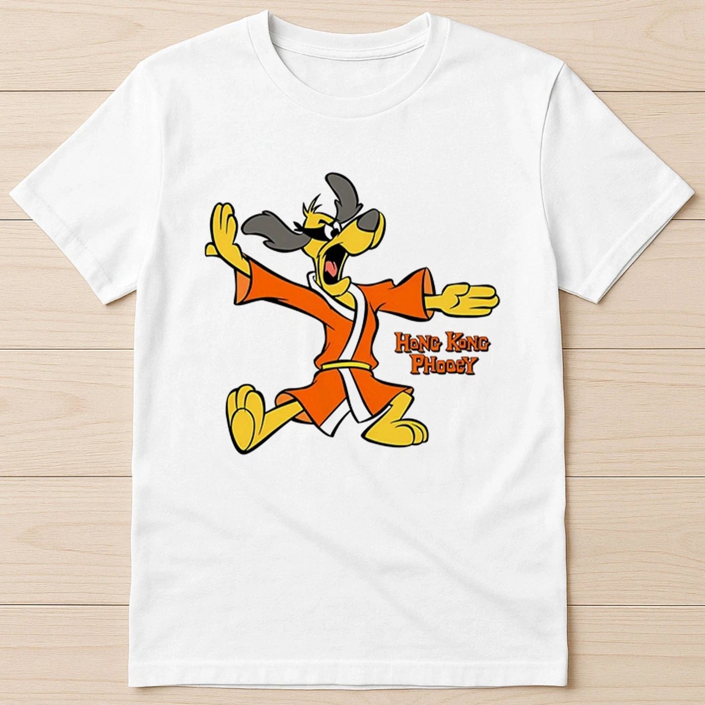 Hong Kong Phooey Funny Animation Cartoon Funny Retro Gift Tee T Shirt 8040 Unisex T-shirt, Sweatshirt, Hoodie, Long Sleeve Tee - T-Shirt, Sweatshirt, Hoodie