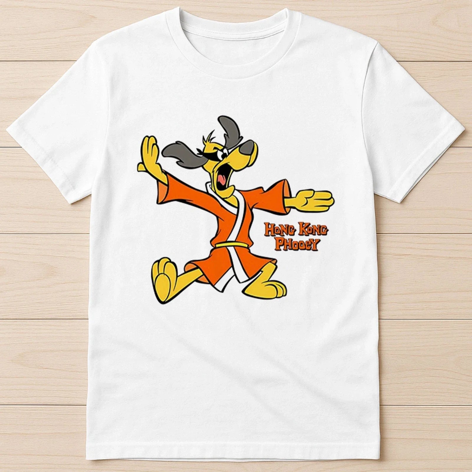 Hong Kong Phooey Funny Animation Cartoon Funny Retro Gift Tee T Shirt 8040 Unisex T-shirt, Sweatshirt, Hoodie, Long Sleeve Tee - T-Shirt, Sweatshirt, Hoodie