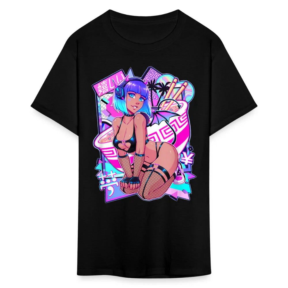Pretty Anime Cute Demon shirt Sexy Devil Girl Ahegao Hentai Ecchi T-Shirt Unisex T-shirt, Sweatshirt, Hoodie, Long Sleeve Tee - T-Shirt, Sweatshirt, Hoodie