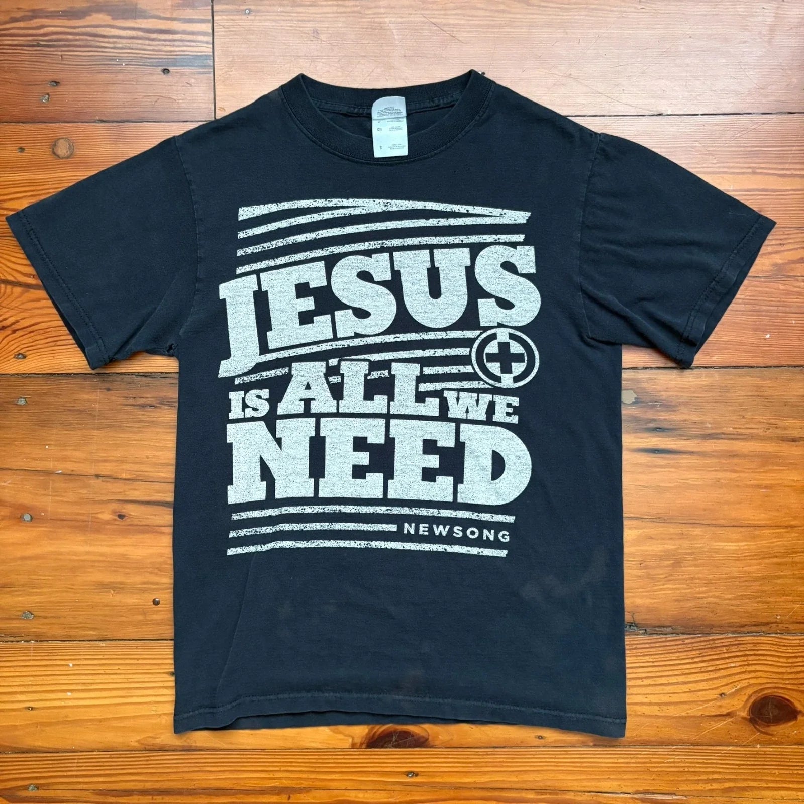 Vintage Band T-Shirt Christian Rock Band New Song Size S Y2K Jesus MySpace Era Unisex T-shirt, Sweatshirt, Hoodie, Long Sleeve Tee - T-Shirt, Sweatshirt, Hoodie