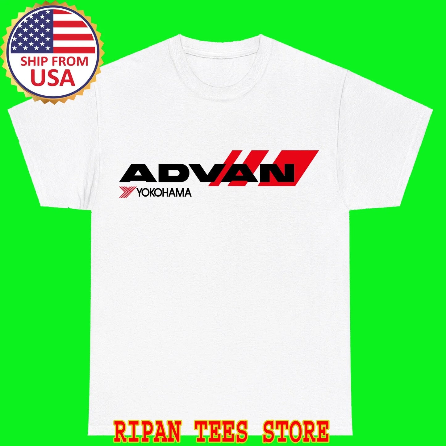 Yokohama Advan Tires White Size S - 5XL Unisex T-shirt, Sweatshirt, Hoodie, Long Sleeve Tee - T-Shirt, Sweatshirt, Hoodie