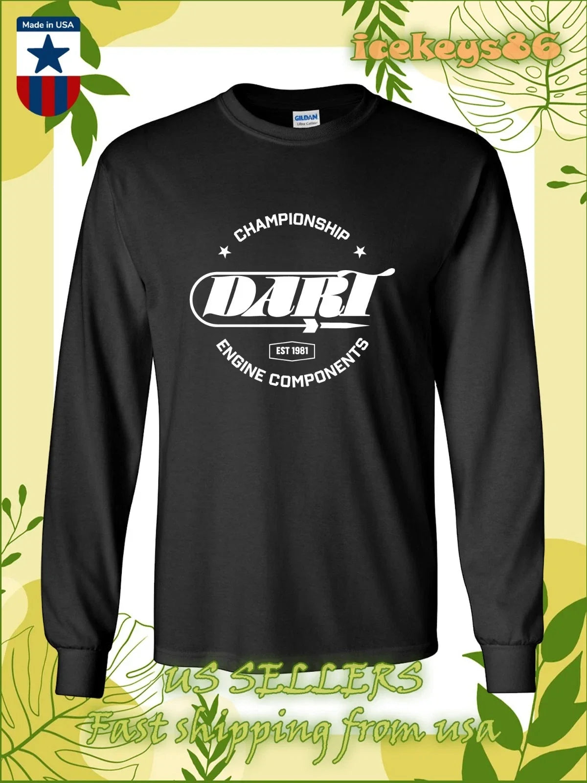 Dart Championship Engine Logo Men's Long Sleeve T-Shirt American Size T-Shirt Unisex T-shirt, Sweatshirt, Hoodie, Long Sleeve Tee - T-Shirt, Sweatshirt, Hoodie