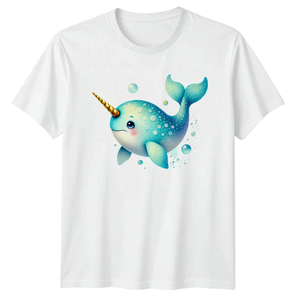 Cute Narwhal T-Shirt Ocean Wildlife Fantasy Animal Birthday Gift For Him Unisex T-shirt, Sweatshirt, Hoodie, Long Sleeve Tee - T-Shirt, Sweatshirt, Hoodie