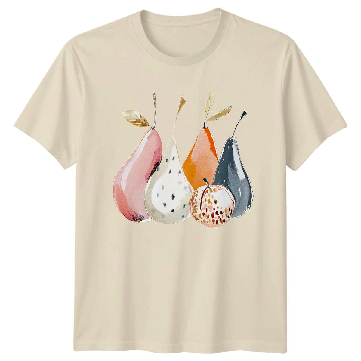 Abstract Watercolor Pears Fruit Illustration T-Shirt Boho Fruit Gift Unisex T-shirt, Sweatshirt, Hoodie, Long Sleeve Tee - T-Shirt, Sweatshirt, Hoodie