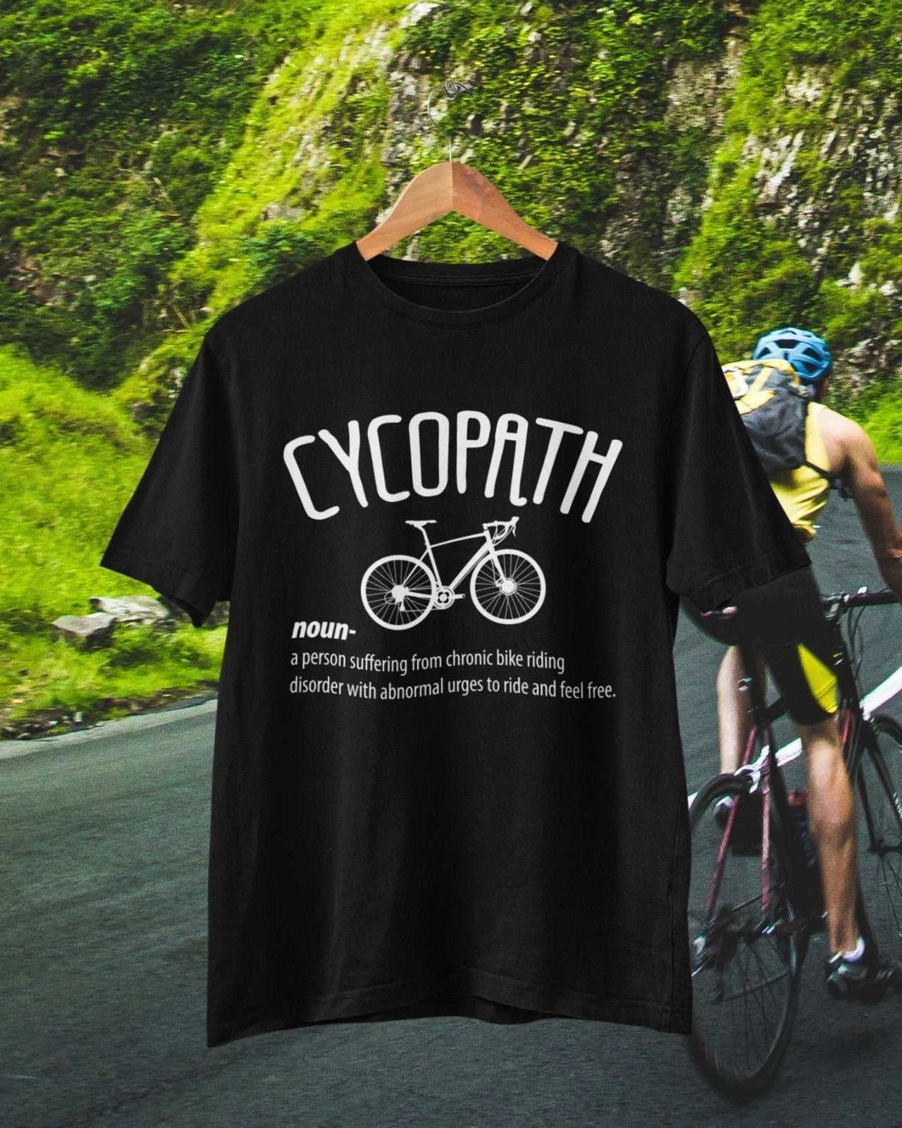 CYCOPATH Funny Cycling T Shirt Cycle Path Parody Gift Idea For Cyclists Novelty Unisex T-shirt, Sweatshirt, Hoodie, Long Sleeve Tee - T-Shirt, Sweatshirt, Hoodie