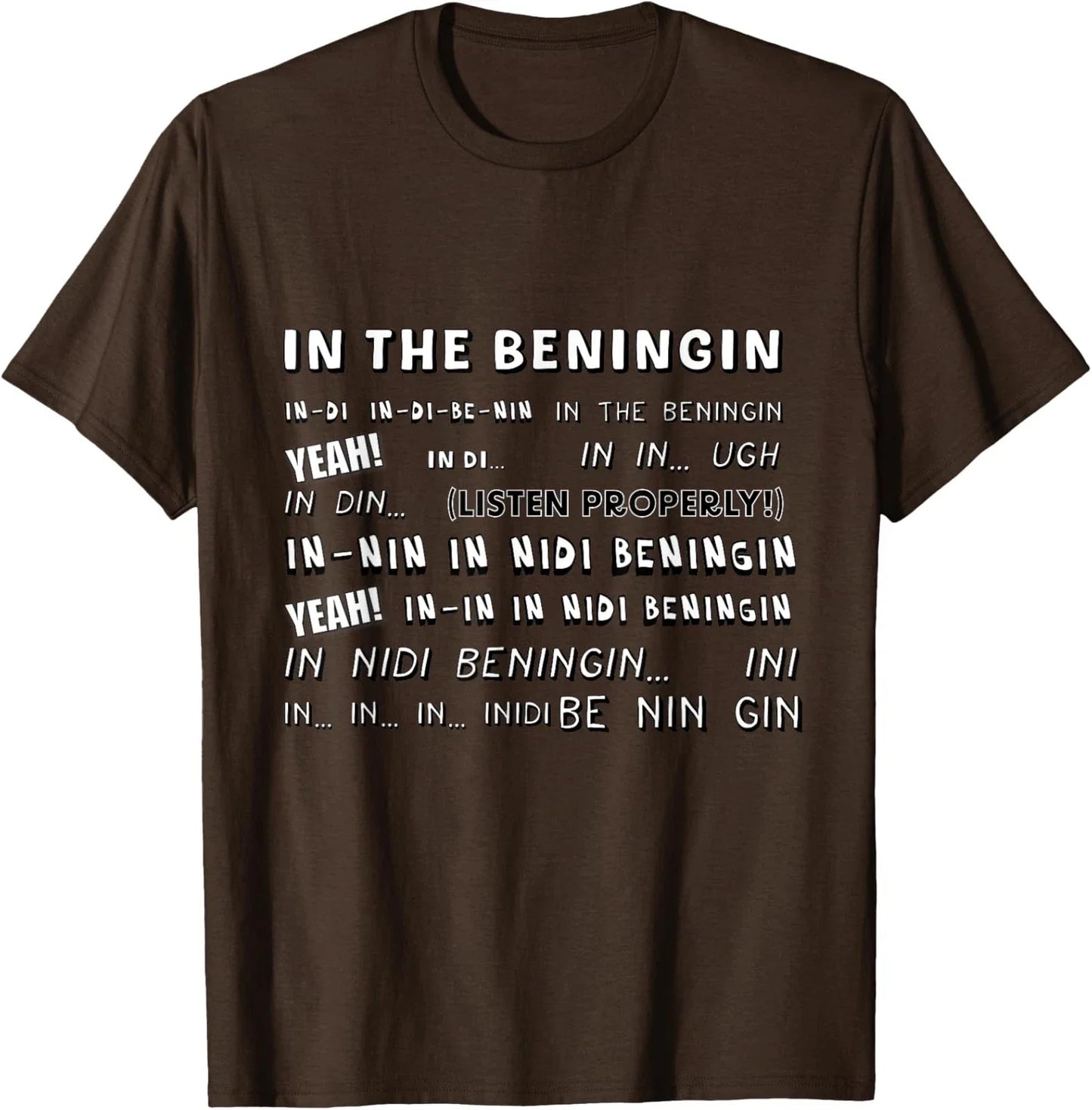 In the Beningin Design Meme Funny Beningin Funny Unisex T-Shirt Unisex T-shirt, Sweatshirt, Hoodie, Long Sleeve Tee - T-Shirt, Sweatshirt, Hoodie