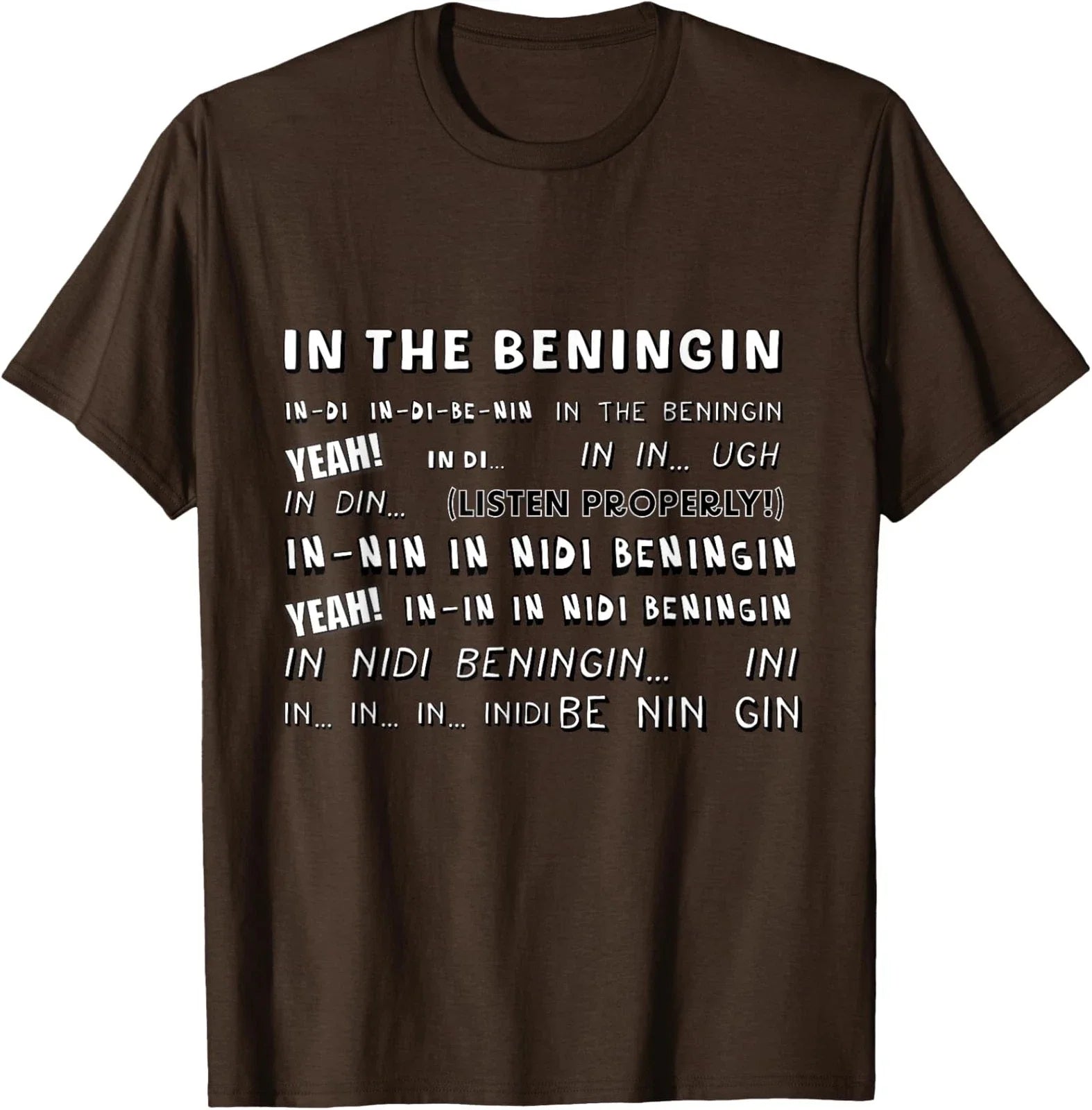 In the Beningin Design Meme Funny Beningin Funny Unisex T-Shirt Unisex T-shirt, Sweatshirt, Hoodie, Long Sleeve Tee - T-Shirt, Sweatshirt, Hoodie