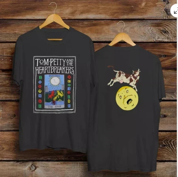 Vintage 1989 Tom Petty And The Heartbreakers Strange Behavior Tour T-Shirt Unisex T-shirt, Sweatshirt, Hoodie, Long Sleeve Tee - T-Shirt, Sweatshirt, Hoodie