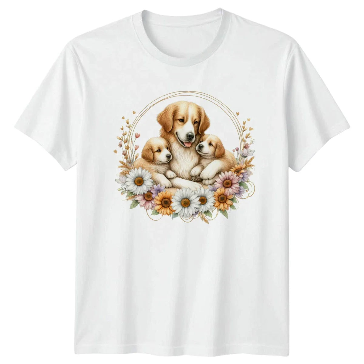 Puppy Family T-Shirt Dogs Gift For Him And Her Unisex T-shirt, Sweatshirt, Hoodie, Long Sleeve Tee - T-Shirt, Sweatshirt, Hoodie