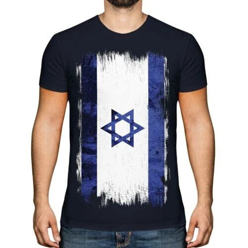 ISRAEL GRUNGE FLAG MENS T-SHIRT TEE TOP YISRAEL ISRAELI ISR?'?L SHIRT FOOTBALL Unisex T-shirt, Sweatshirt, Hoodie, Long Sleeve Tee - T-Shirt, Sweatshirt, Hoodie