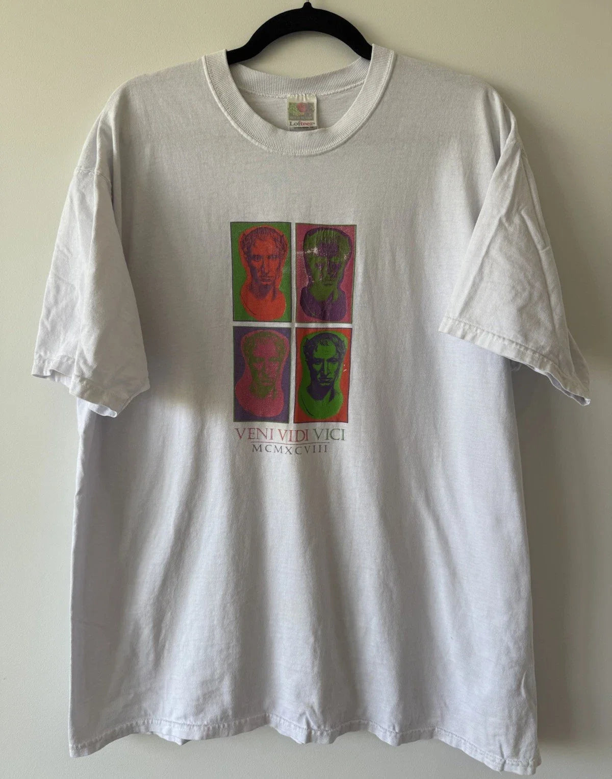VINTAGE 90s Julius Caesar Lexington Shakespeare Festival Pop Art T-Shirt Unisex T-shirt, Sweatshirt, Hoodie, Long Sleeve Tee - T-Shirt, Sweatshirt, Hoodie