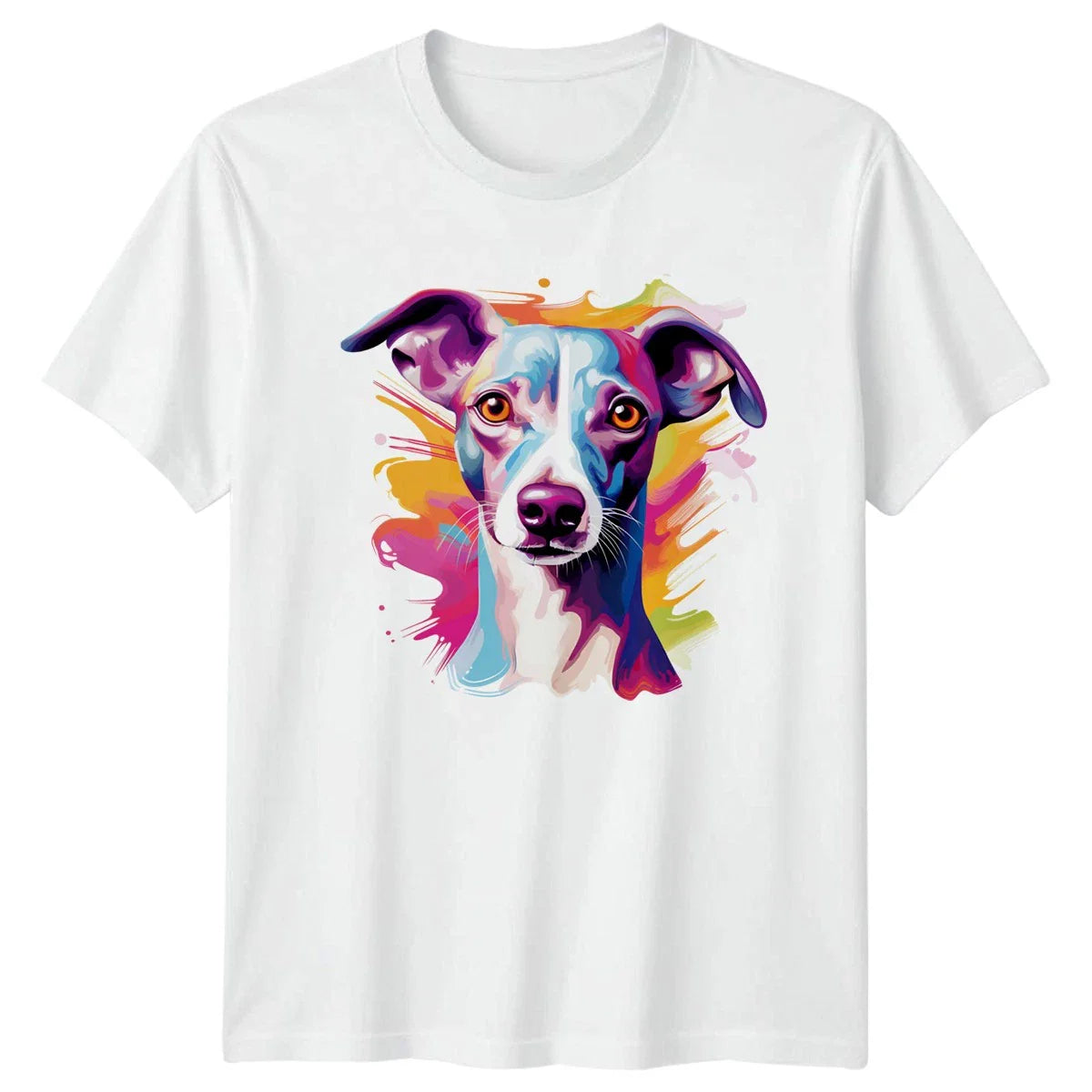 Colorful Dog Portrait T-Shirt Pet Lover Gift For Him And Her Unisex T-shirt, Sweatshirt, Hoodie, Long Sleeve Tee - T-Shirt, Sweatshirt, Hoodie