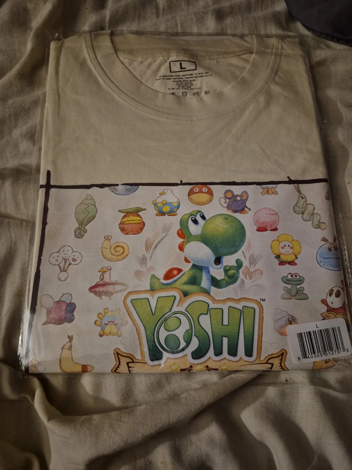 Yoshi Mysterious Book Rare T-Shirt Large Brand New Limited Gamestop Promo Unisex T-shirt, Sweatshirt, Hoodie, Long Sleeve Tee - T-Shirt, Sweatshirt, Hoodie