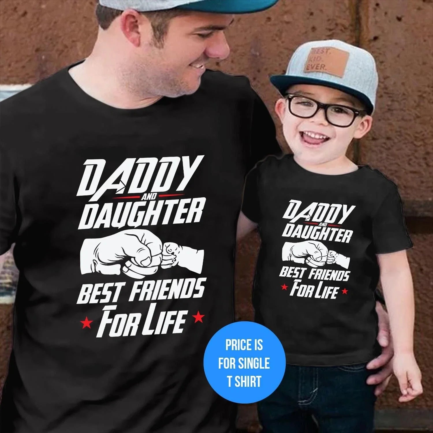 T-SHIRT (1117) Daddy And Daughter Best friend for life Father's Day Gift Tshirt Unisex T-shirt, Sweatshirt, Hoodie, Long Sleeve Tee - T-Shirt, Sweatshirt, Hoodie