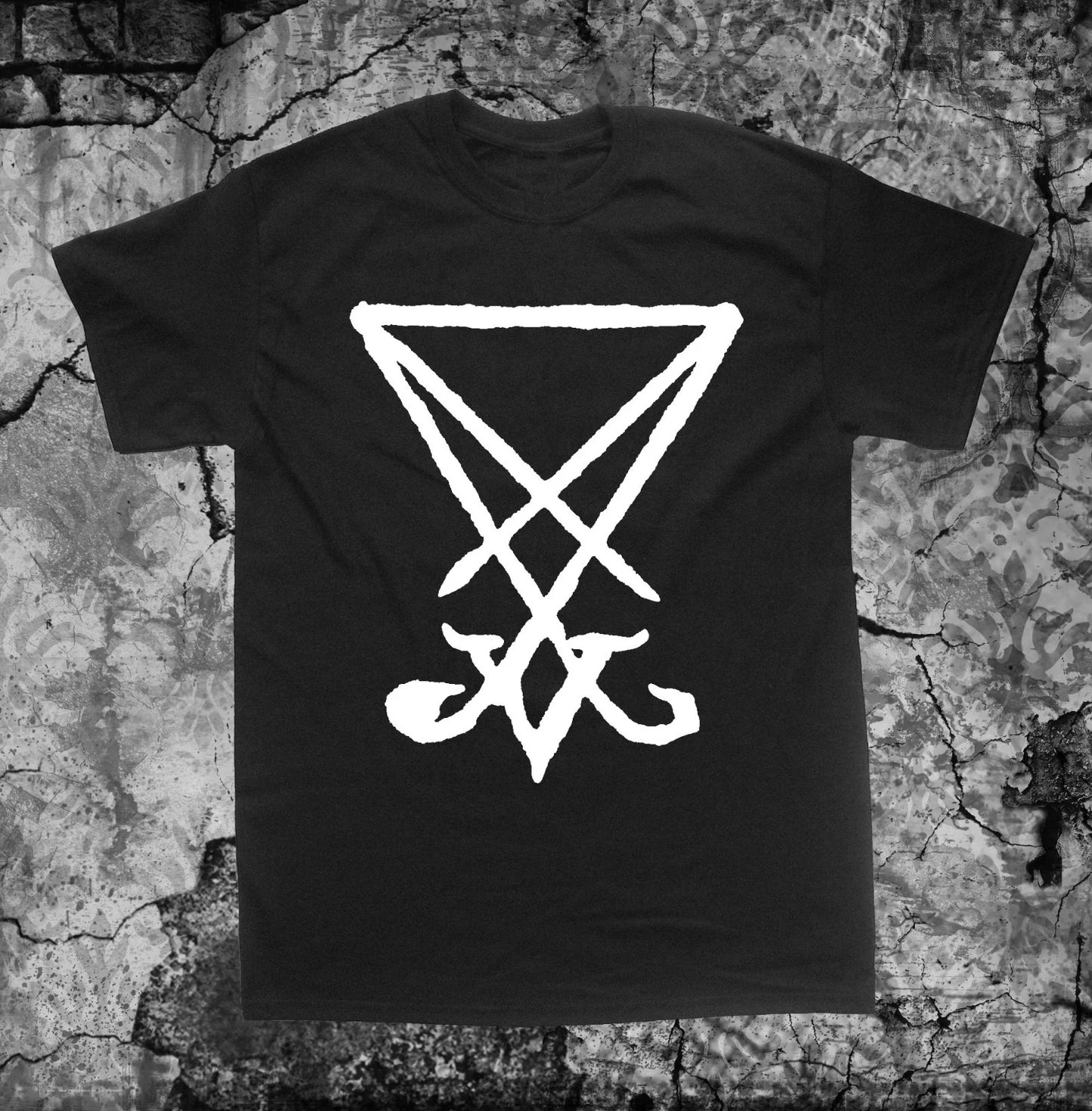 Sigil of Lucifer Shirt - Baphomet Pentagram Satanic Occult Gothic Goat of Mendes Unisex T-shirt, Sweatshirt, Hoodie, Long Sleeve Tee - T-Shirt, Sweatshirt, Hoodie