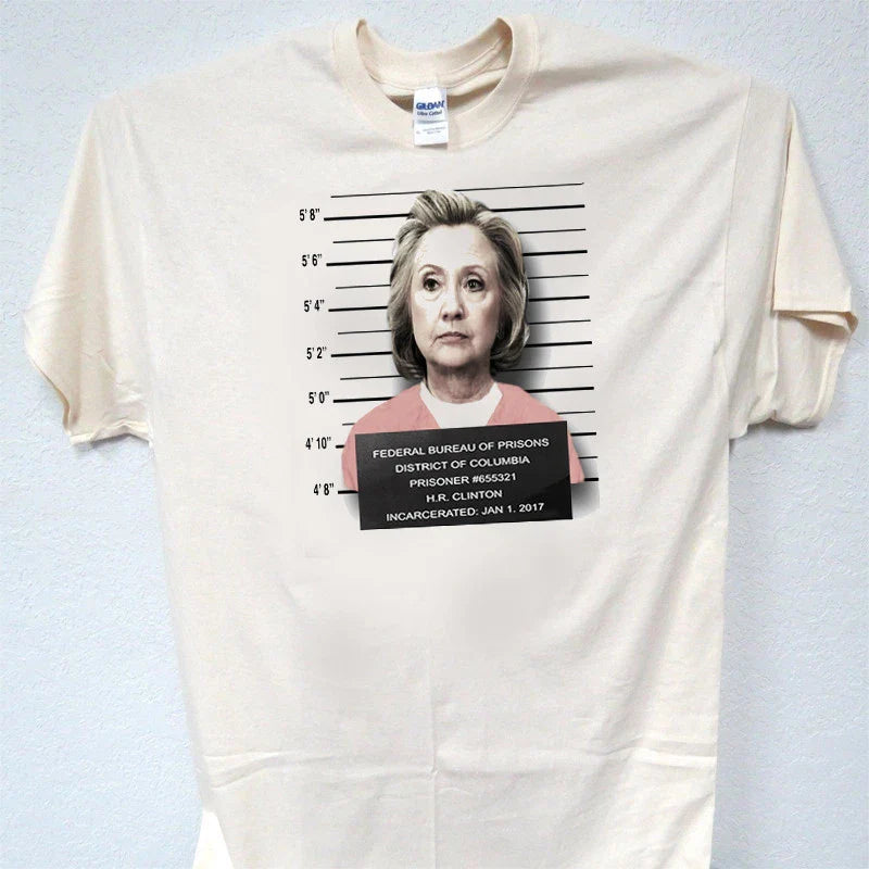 HILLARY CLINTON For PRISON,MAGA Donald Trump Support T-SHIRT,ALL SIZES,T-1074Ivy Unisex T-shirt, Sweatshirt, Hoodie, Long Sleeve Tee - T-Shirt, Sweatshirt, Hoodie