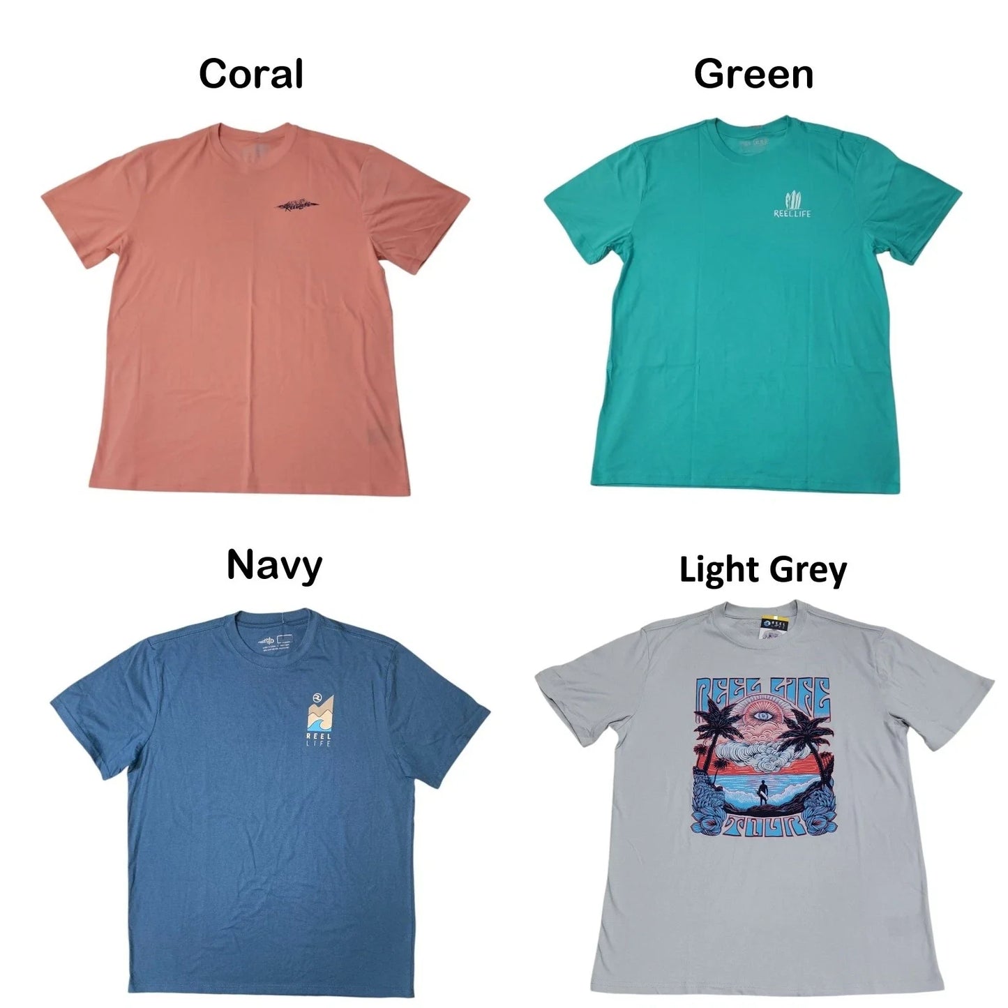 Reel Life Men's Short Sleeve Relaxed Fit Graphic Tee Unisex T-shirt, Sweatshirt, Hoodie, Long Sleeve Tee - T-Shirt, Sweatshirt, Hoodie