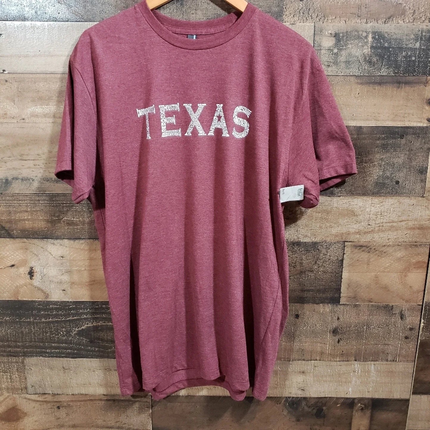 L.A.Pop Art NWT Texas cities written out graphic short sleeve t-shirt men's sz L Unisex T-shirt, Sweatshirt, Hoodie, Long Sleeve Tee - T-Shirt, Sweatshirt, Hoodie