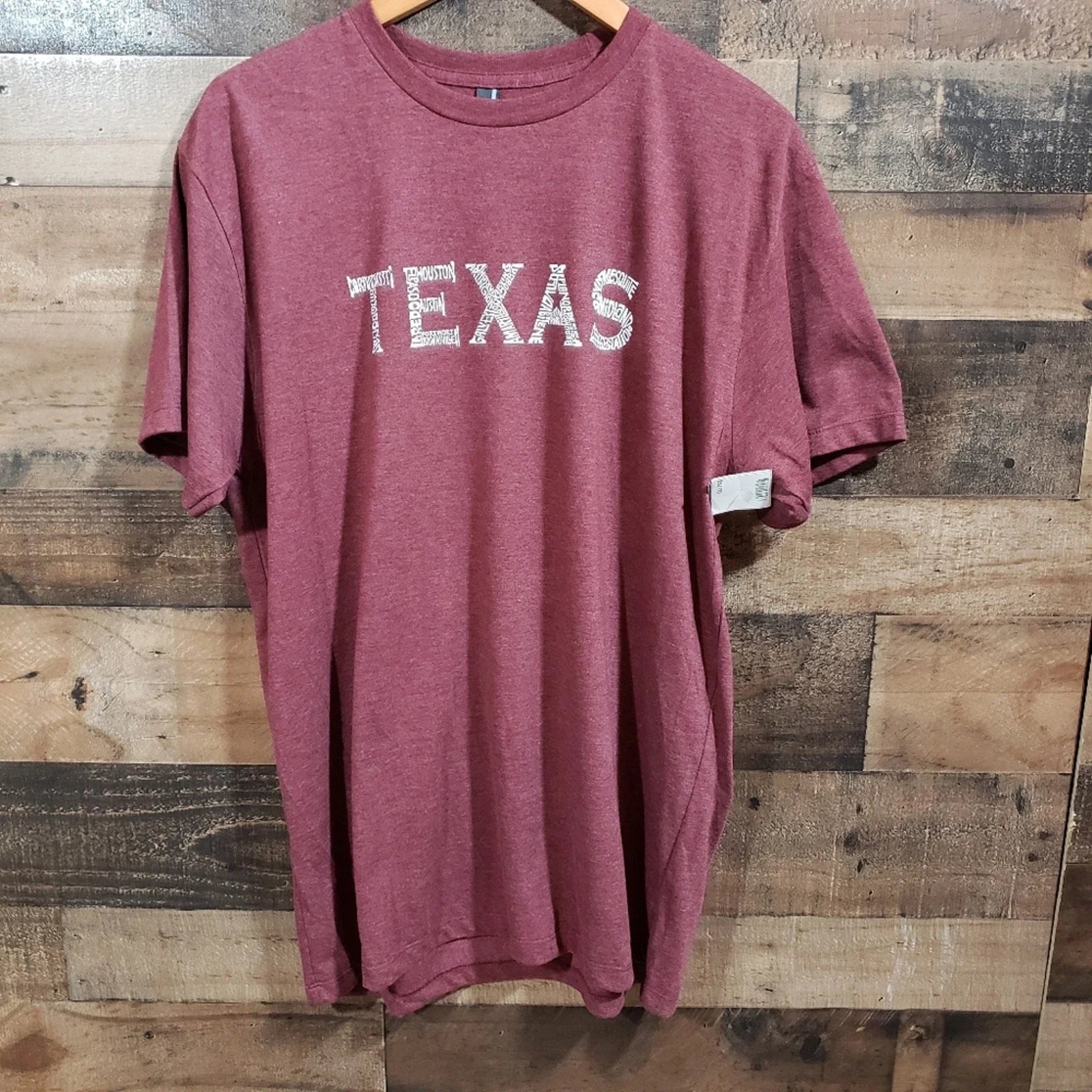 L.A.Pop Art NWT Texas cities written out graphic short sleeve t-shirt men's sz L Unisex T-shirt, Sweatshirt, Hoodie, Long Sleeve Tee - T-Shirt, Sweatshirt, Hoodie