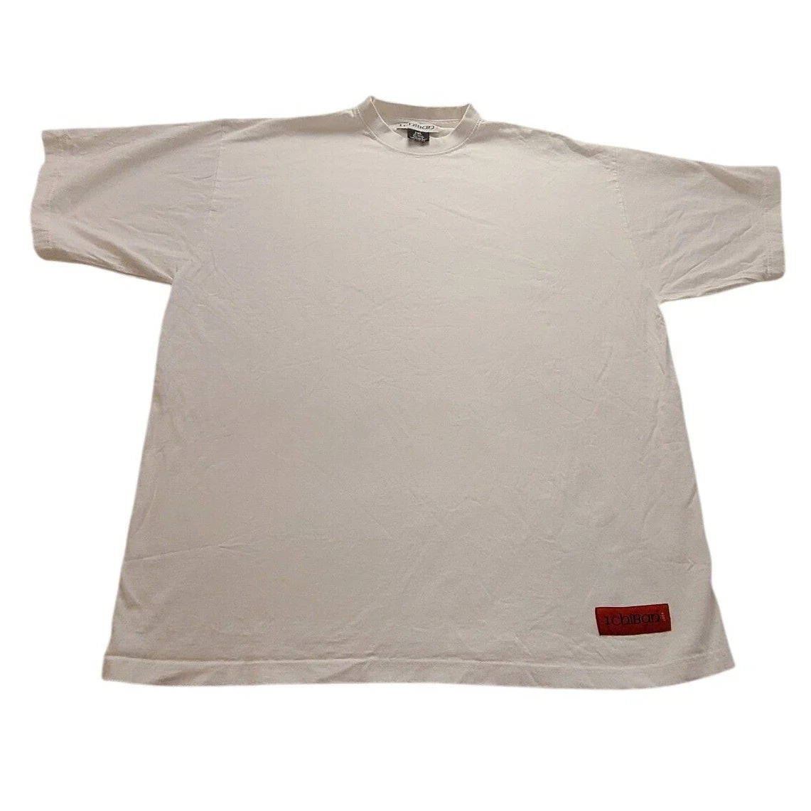Ichiban 2003 White Short Sleeve Cotton T-Shirt Men's 2XL Crewneck Logo Patch Unisex T-shirt, Sweatshirt, Hoodie, Long Sleeve Tee - T-Shirt, Sweatshirt, Hoodie