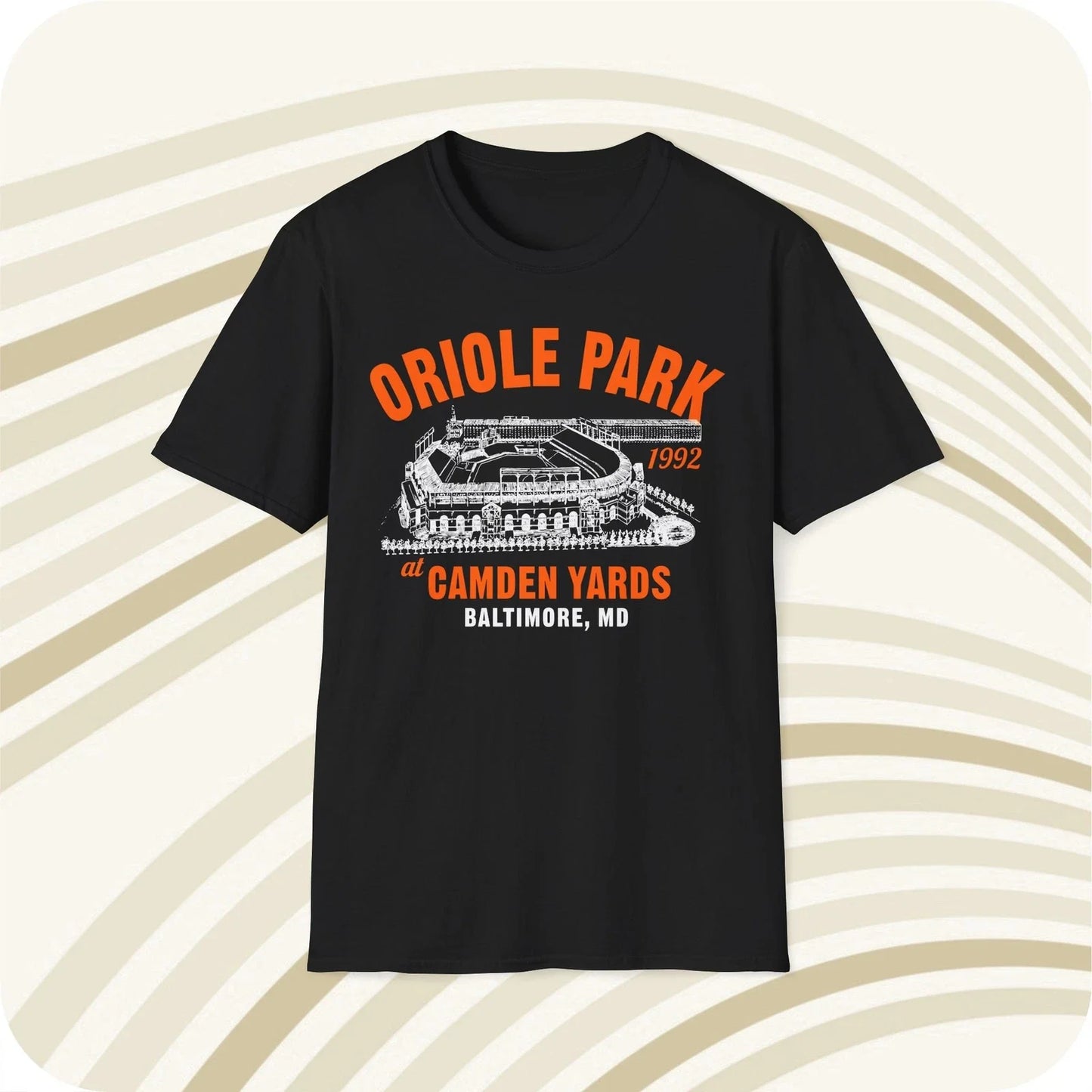 Oriole Park at Camden Yards Classic Cut Baseball T-Shirt - Baltimore Orioles Unisex T-shirt, Sweatshirt, Hoodie, Long Sleeve Tee - T-Shirt, Sweatshirt, Hoodie