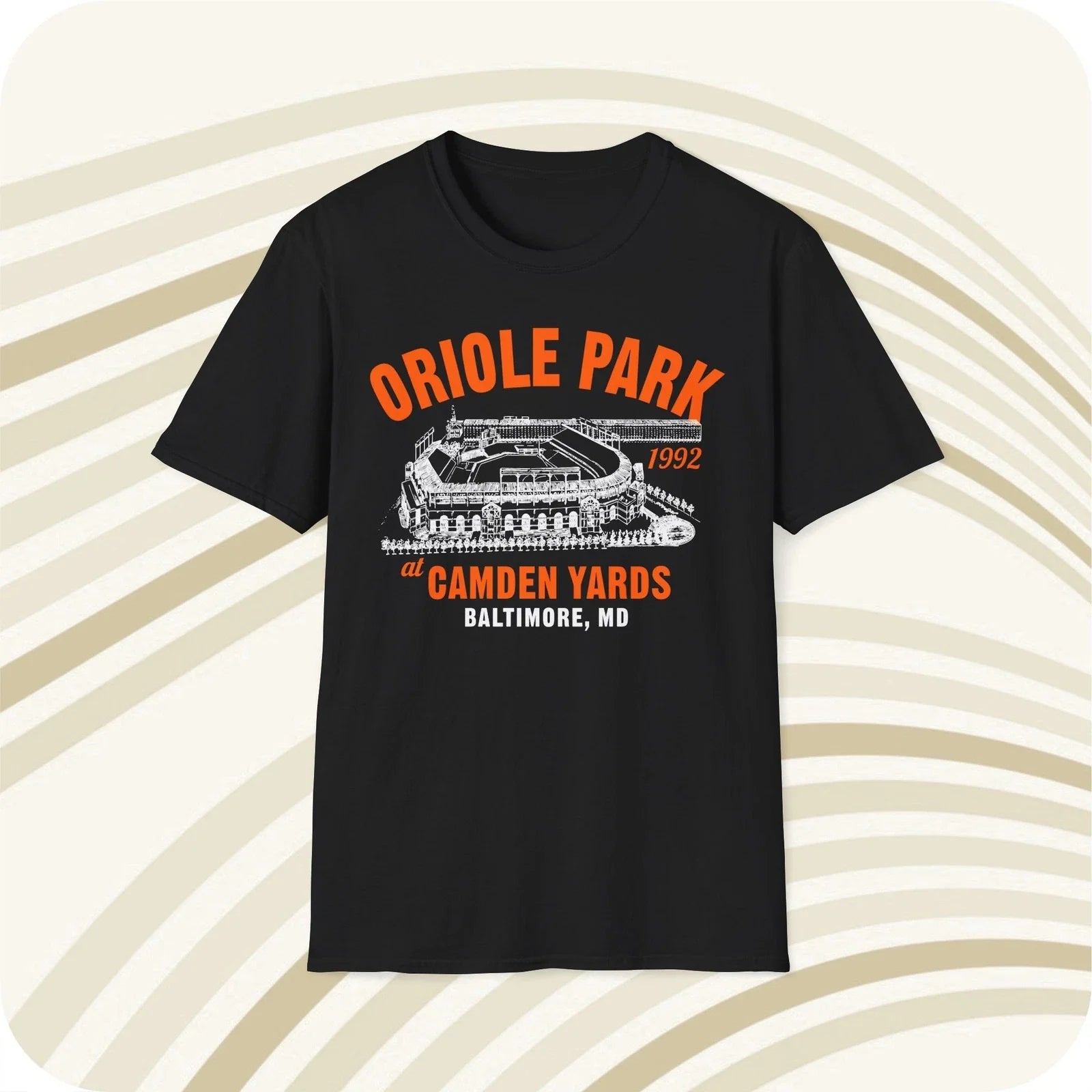 Oriole Park at Camden Yards Classic Cut Baseball T-Shirt - Baltimore Orioles Unisex T-shirt, Sweatshirt, Hoodie, Long Sleeve Tee - T-Shirt, Sweatshirt, Hoodie