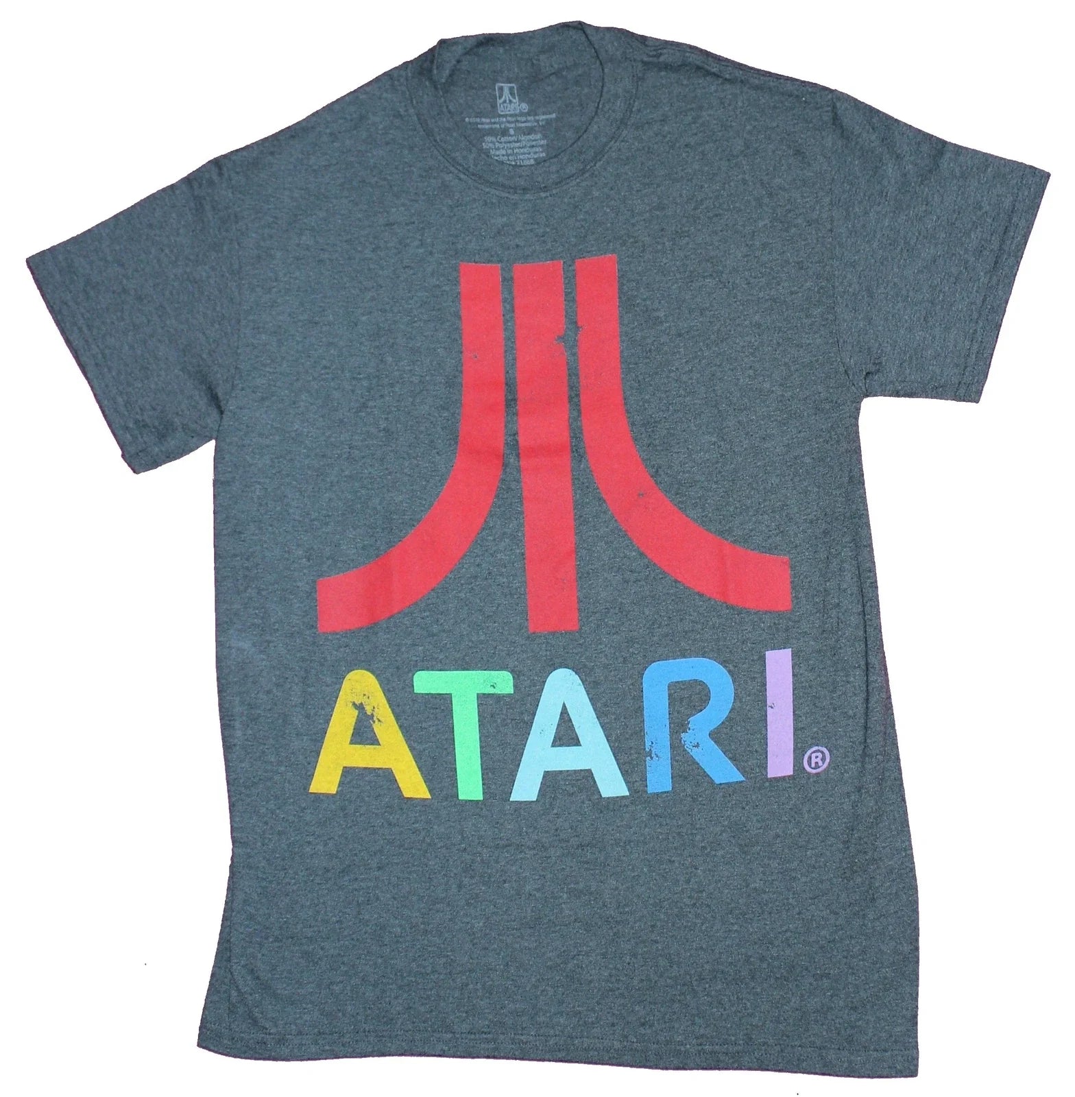 Atari Mens T-Shirt  - Classic Multicolor Logo Image Unisex T-shirt, Sweatshirt, Hoodie, Long Sleeve Tee - T-Shirt, Sweatshirt, Hoodie
