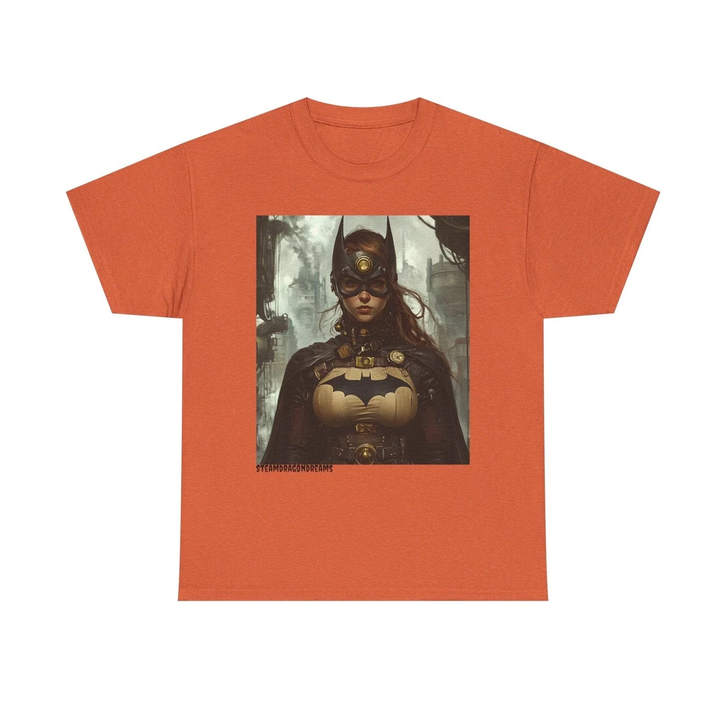 Hot Fantasy Art Steampunk Batgirl Heavy Tee T-shirt Dark Gothic Apparel Custom Unisex T-shirt, Sweatshirt, Hoodie, Long Sleeve Tee - T-Shirt, Sweatshirt, Hoodie