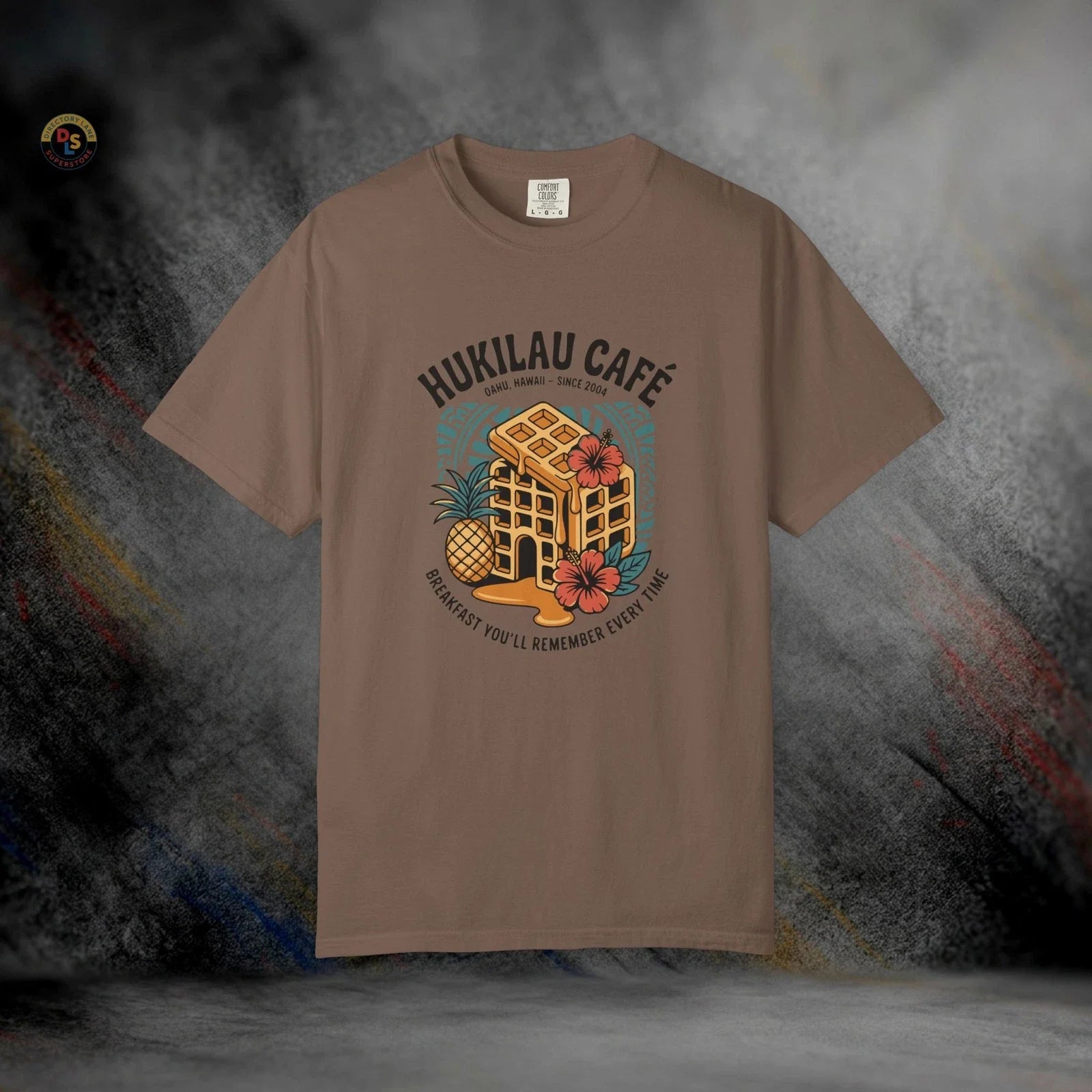 50 First Dates Hukilau Cafe T-Shirt | Heavyweight Garment-Dyed Tee Unisex T-shirt, Sweatshirt, Hoodie, Long Sleeve Tee - T-Shirt, Sweatshirt, Hoodie