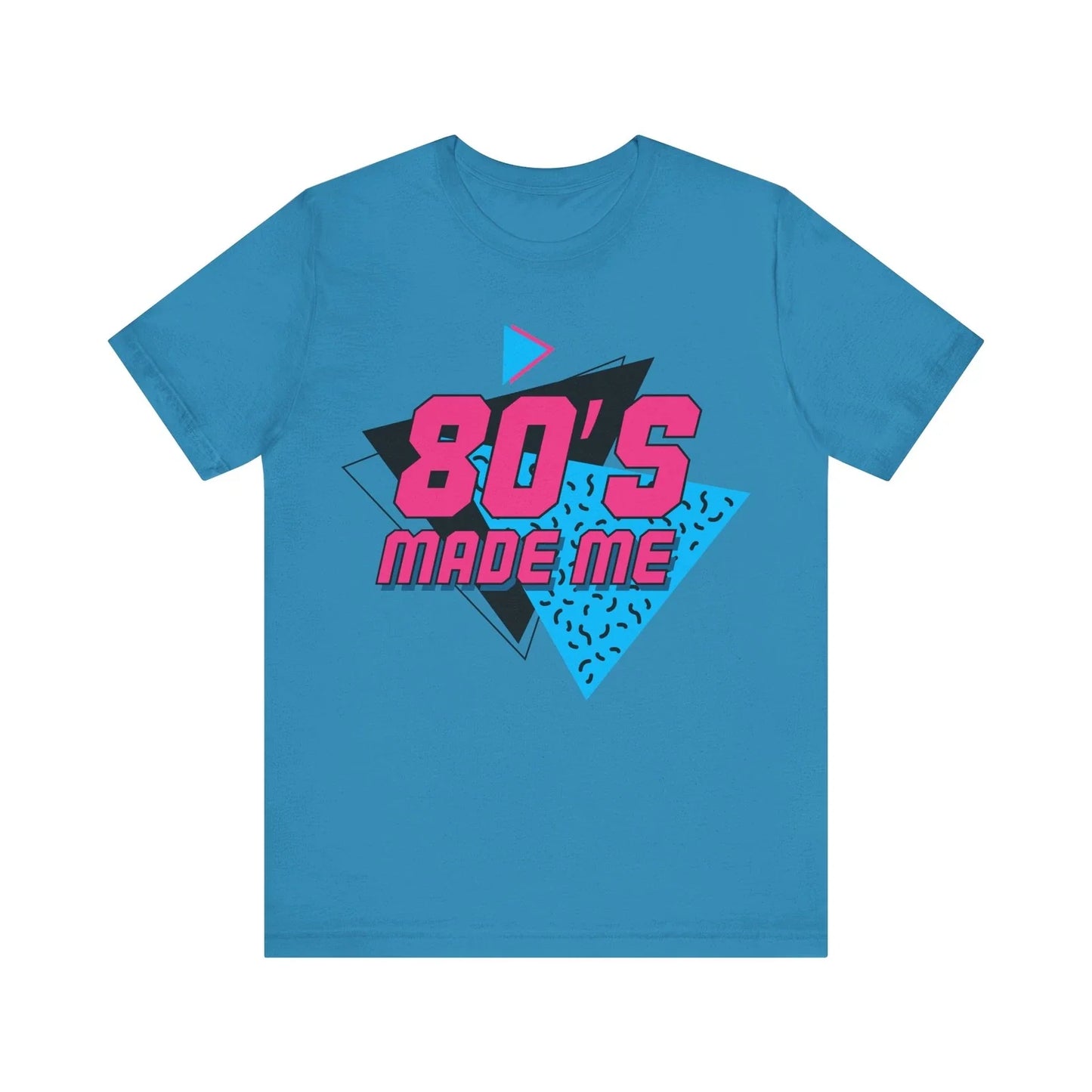 80's Made Me Retro Short Sleeve Tee Unisex T-shirt, Sweatshirt, Hoodie, Long Sleeve Tee - T-Shirt, Sweatshirt, Hoodie