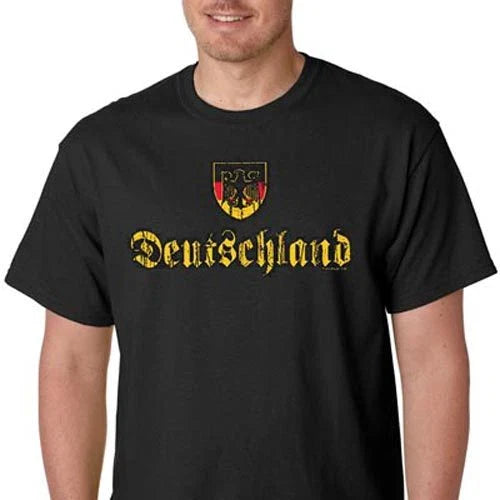 Deutschland Berlin Germany crest pride flag german soccer T-shirt Unisex T-shirt, Sweatshirt, Hoodie, Long Sleeve Tee - T-Shirt, Sweatshirt, Hoodie