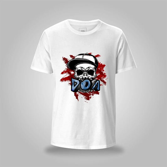 "DOA Skull Cap" T-shirt  Edgy Street Style Unisex T-shirt, Sweatshirt, Hoodie, Long Sleeve Tee - T-Shirt, Sweatshirt, Hoodie