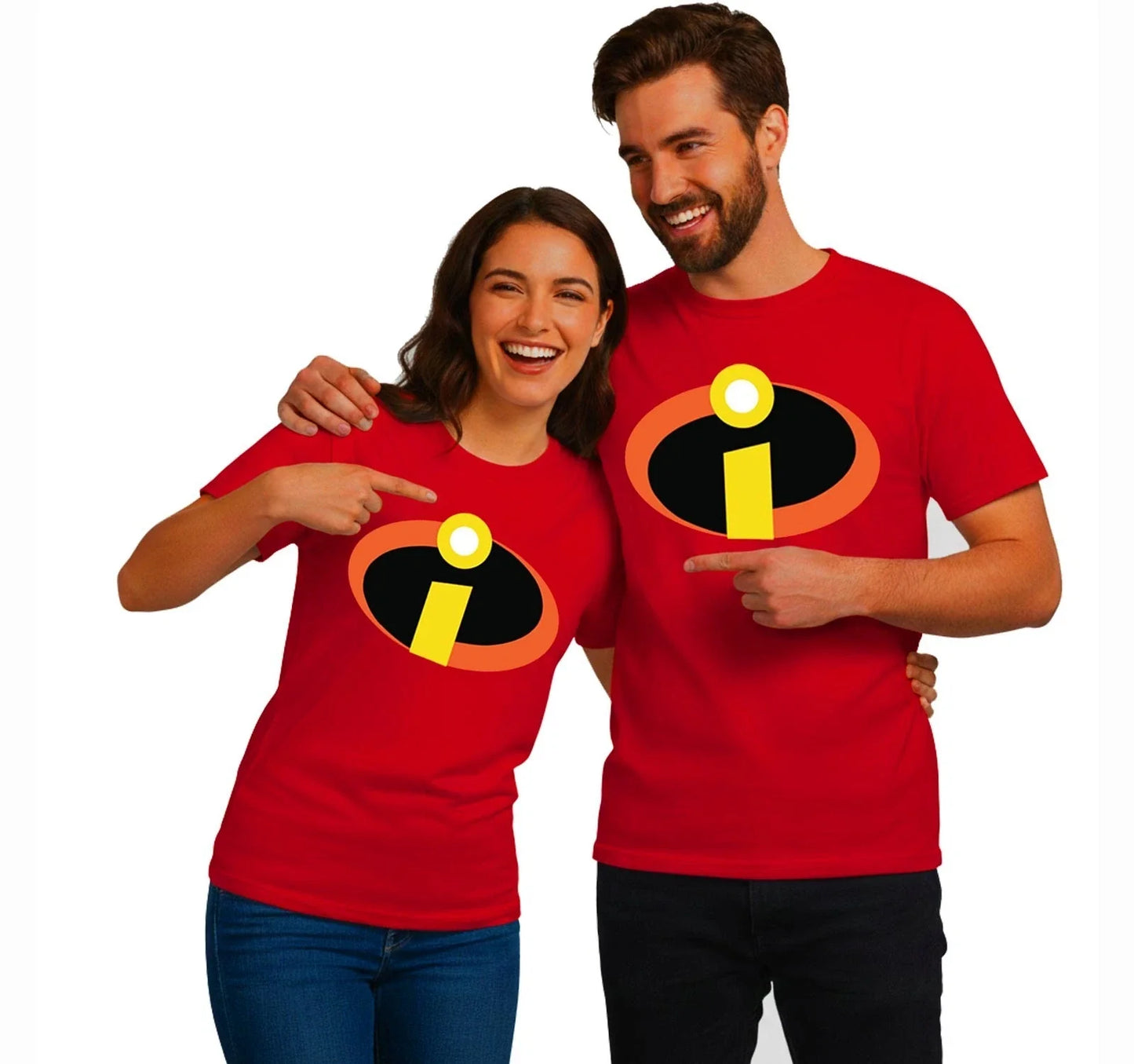 The Incredibles Family Costume T-Shirt Mens Boys Unisex Red Superhero Gift Top Unisex T-shirt, Sweatshirt, Hoodie, Long Sleeve Tee - T-Shirt, Sweatshirt, Hoodie