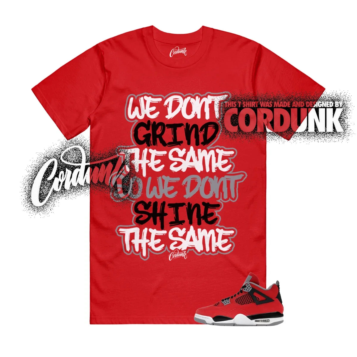 4 Toro Bravo Fire Red White Black Cement Grey 2026 T Shirt Match DIFF Unisex T-shirt, Sweatshirt, Hoodie, Long Sleeve Tee - T-Shirt, Sweatshirt, Hoodie