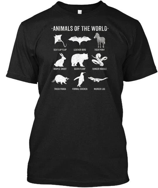 Simple Vintage Humor Funny Rare Animals Of World T-Shirt Made In USA S To 5XL Unisex T-shirt, Sweatshirt, Hoodie, Long Sleeve Tee - T-Shirt, Sweatshirt, Hoodie
