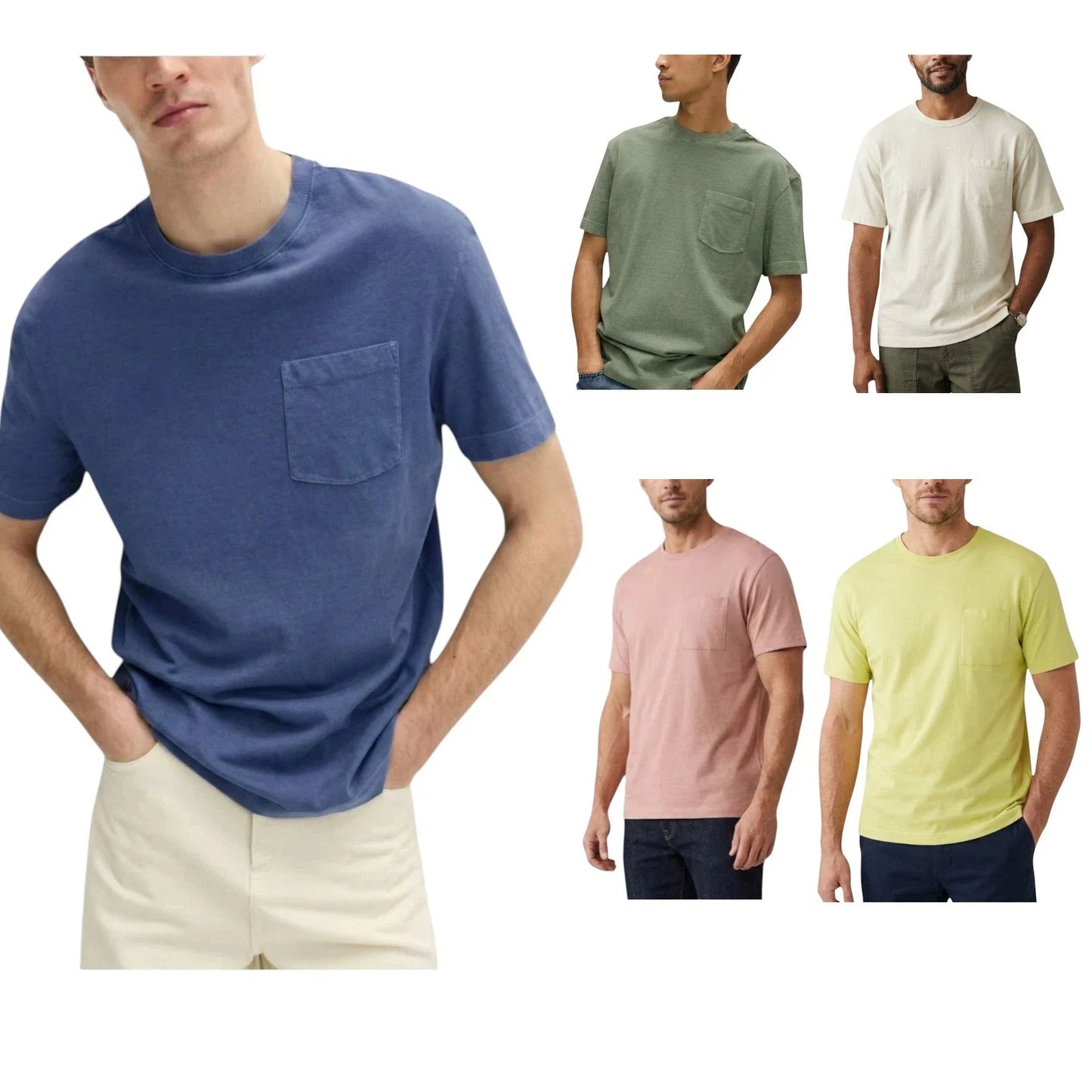 M&S Mens T Shirts Relax Fit Short Sleeve Pure Cotton Garment Dyed Oversized Top Unisex T-shirt, Sweatshirt, Hoodie, Long Sleeve Tee - T-Shirt, Sweatshirt, Hoodie