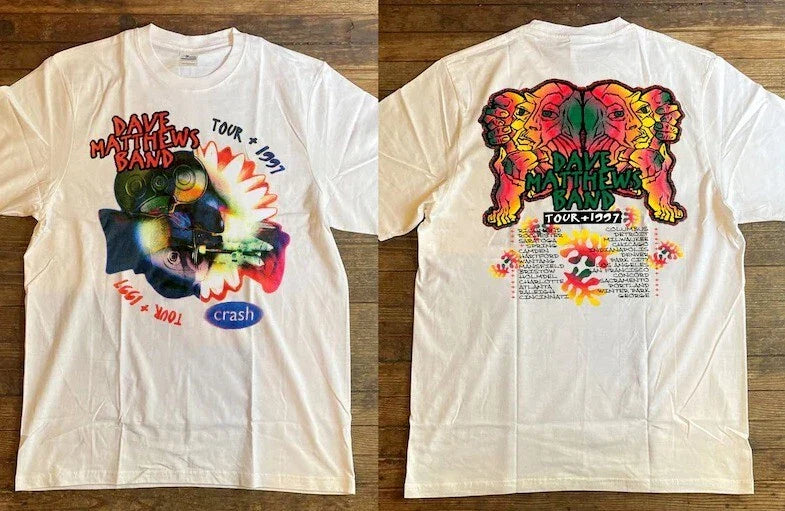 1997 Dave Matthews Band Crash Tour T-Shirt 2 Sides Unisex T-shirt, Sweatshirt, Hoodie, Long Sleeve Tee - T-Shirt, Sweatshirt, Hoodie