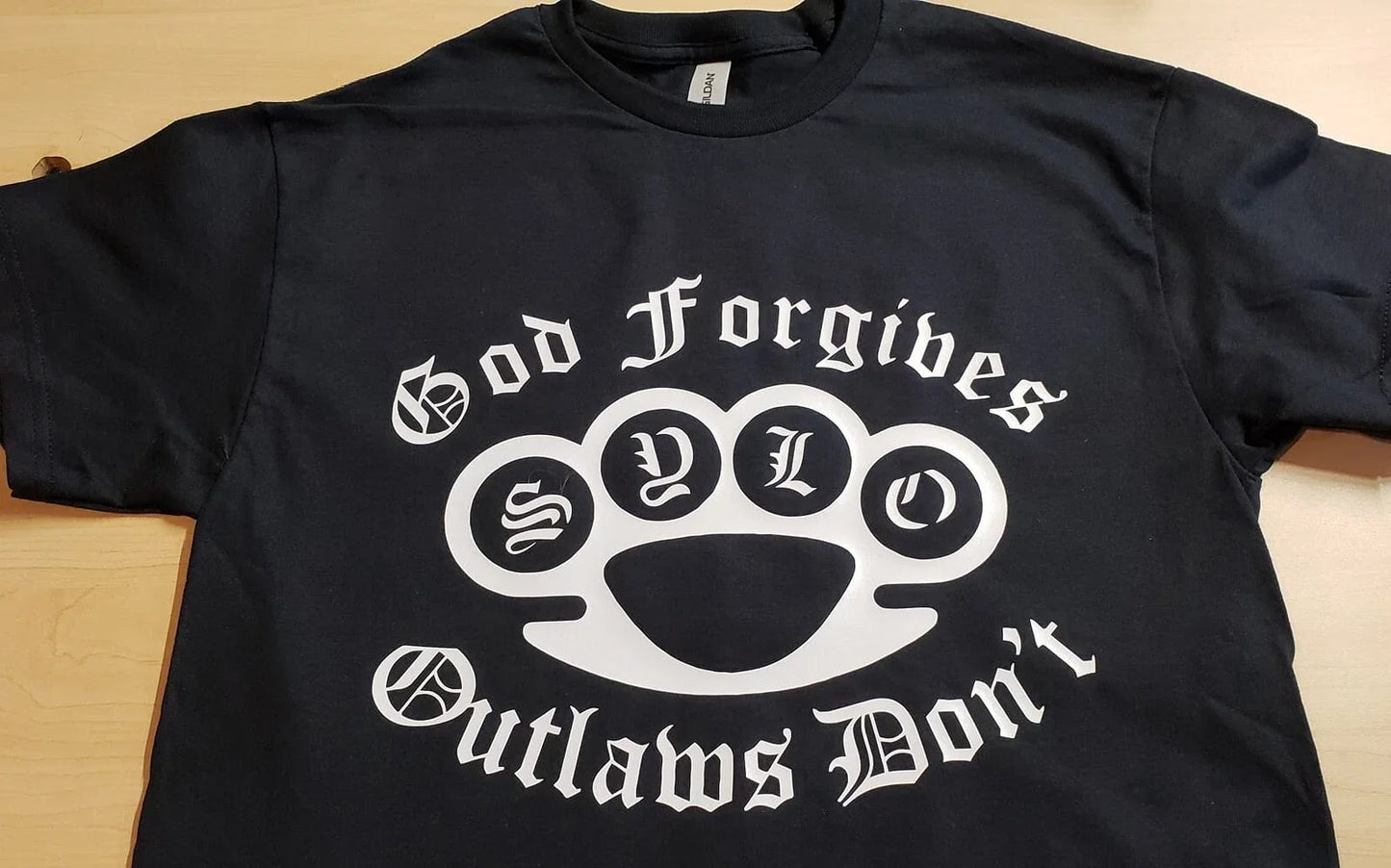 2 Sided Support your local Outlaws Biker Motorcycle MC t shirt outlaw Skull Unisex T-shirt, Sweatshirt, Hoodie, Long Sleeve Tee - T-Shirt, Sweatshirt, Hoodie