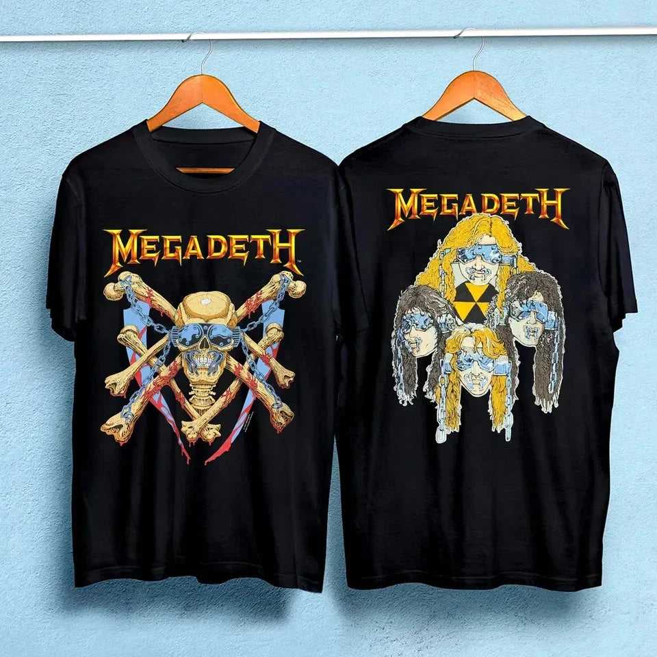 MEGADETH 1991 Vintage Vic Rattlehead Metal T-Shirt Unisex T-shirt, Sweatshirt, Hoodie, Long Sleeve Tee - T-Shirt, Sweatshirt, Hoodie