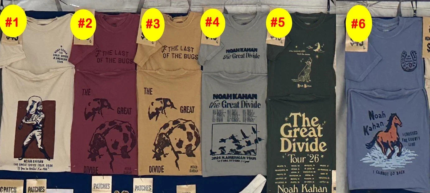 NEW Noah Kahan Merch The Great Divide Tour 2026 Tshirt reprint Unisex T-shirt, Sweatshirt, Hoodie, Long Sleeve Tee - T-Shirt, Sweatshirt, Hoodie