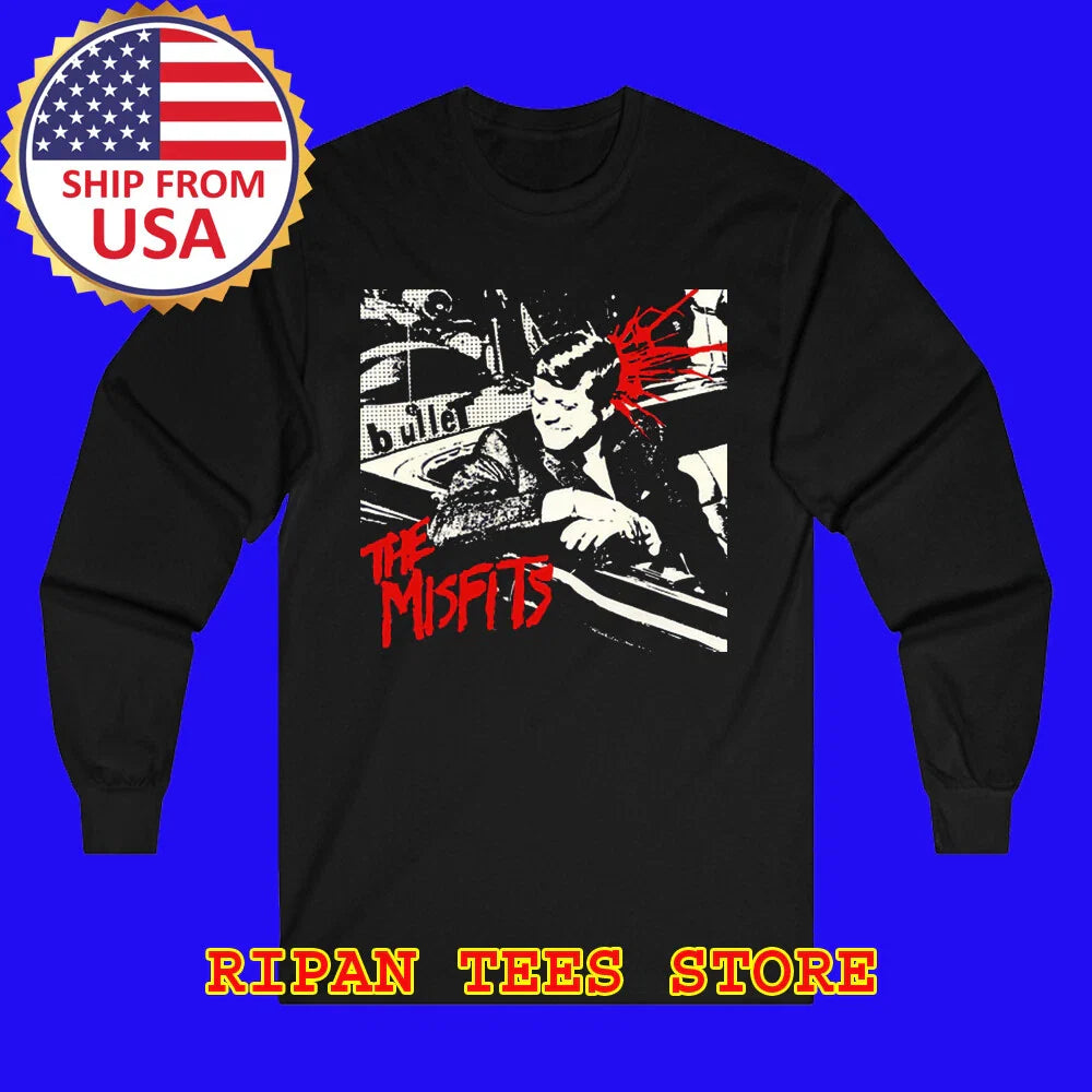 The Misfits 70's 80's Kennedy Men's Black Size S - 3XL Unisex T-shirt, Sweatshirt, Hoodie, Long Sleeve Tee - T-Shirt, Sweatshirt, Hoodie
